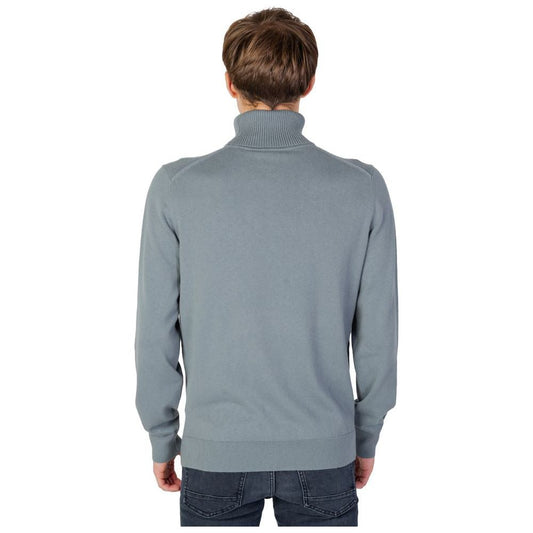 Hugo Boss Green Cotton Sweater Hugo Boss