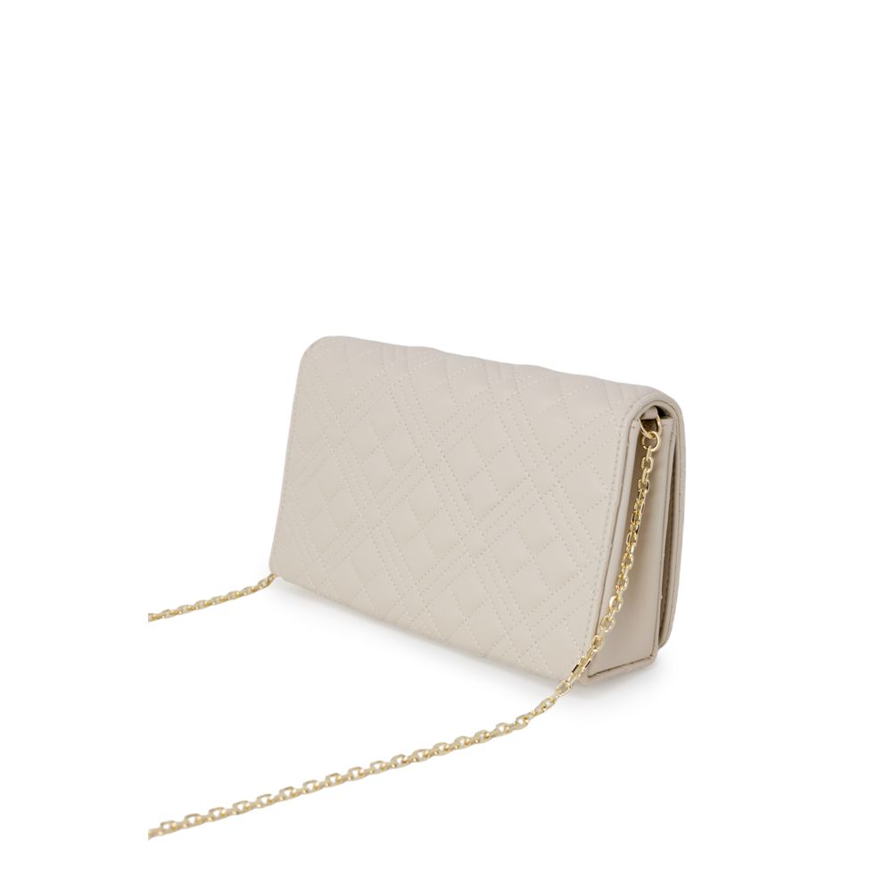 Love Moschino Beige Polyethylene Handbag Love Moschino