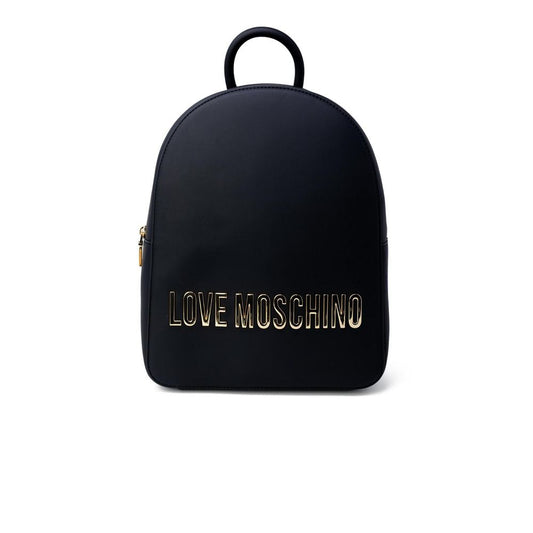 Love Moschino Black Polyethylene Backpack Love Moschino