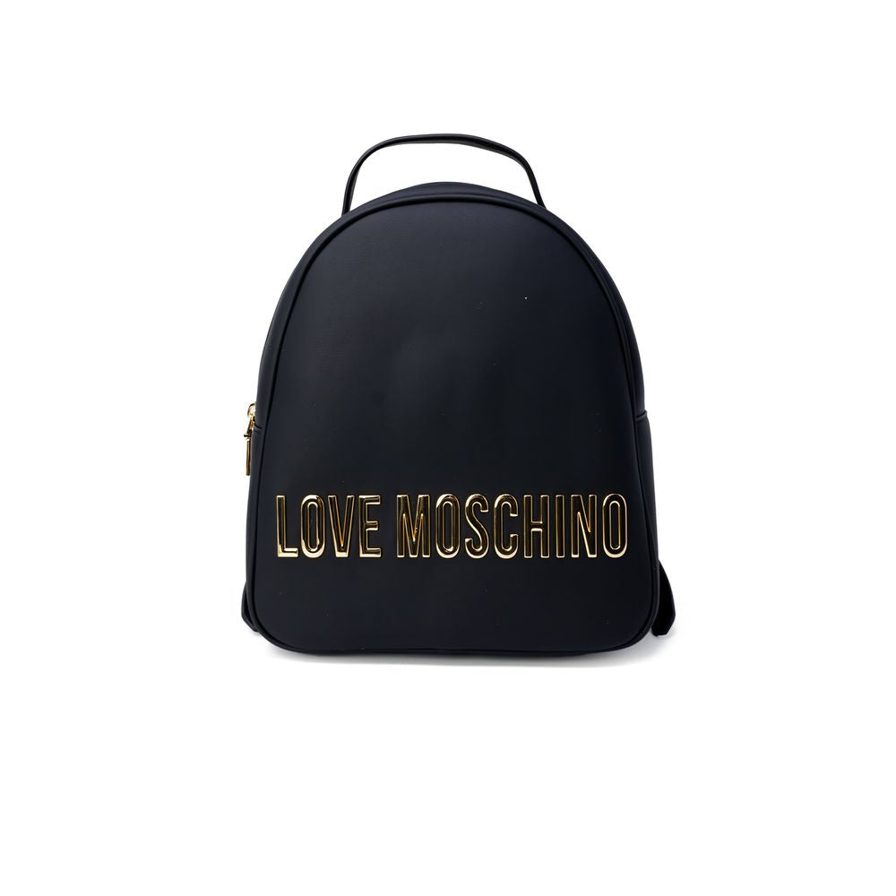 Love Moschino Black Polyethylene Backpack Love Moschino