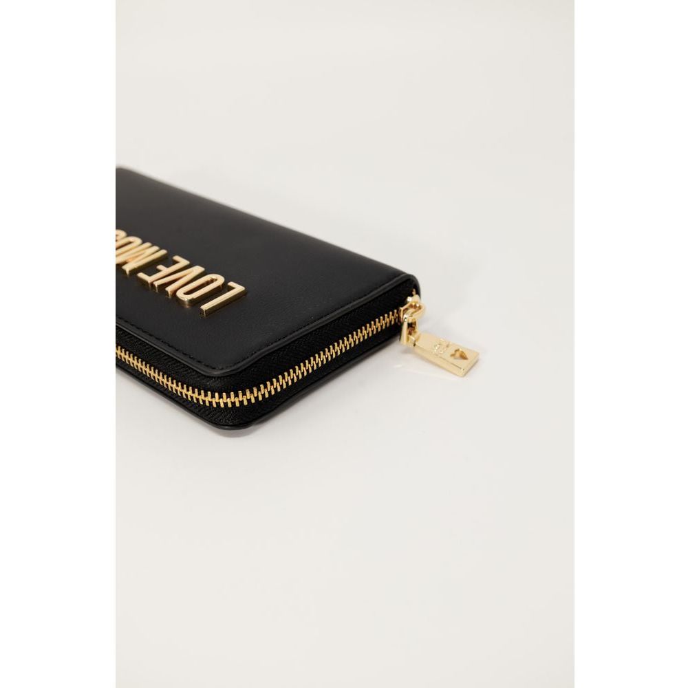 Love Moschino Black Polyethylene Wallet Love Moschino