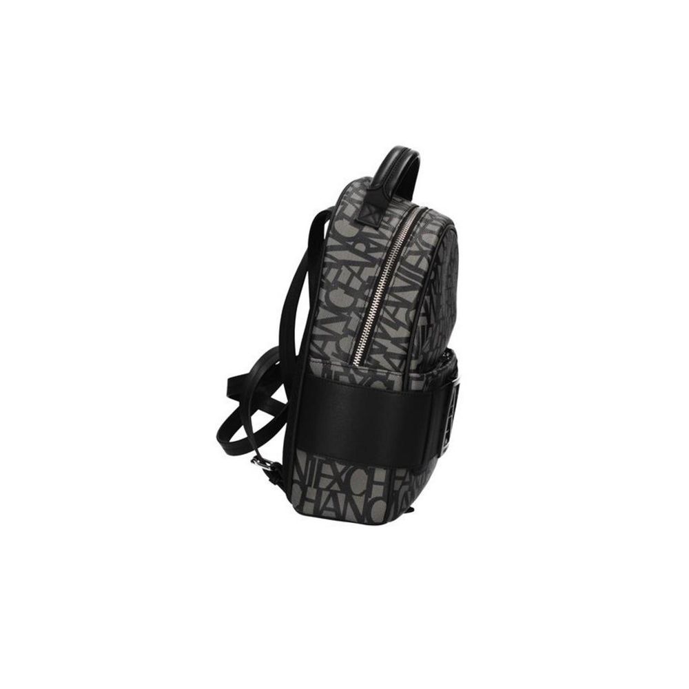 Armani Exchange Black Cotton Backpack Armani Exchange