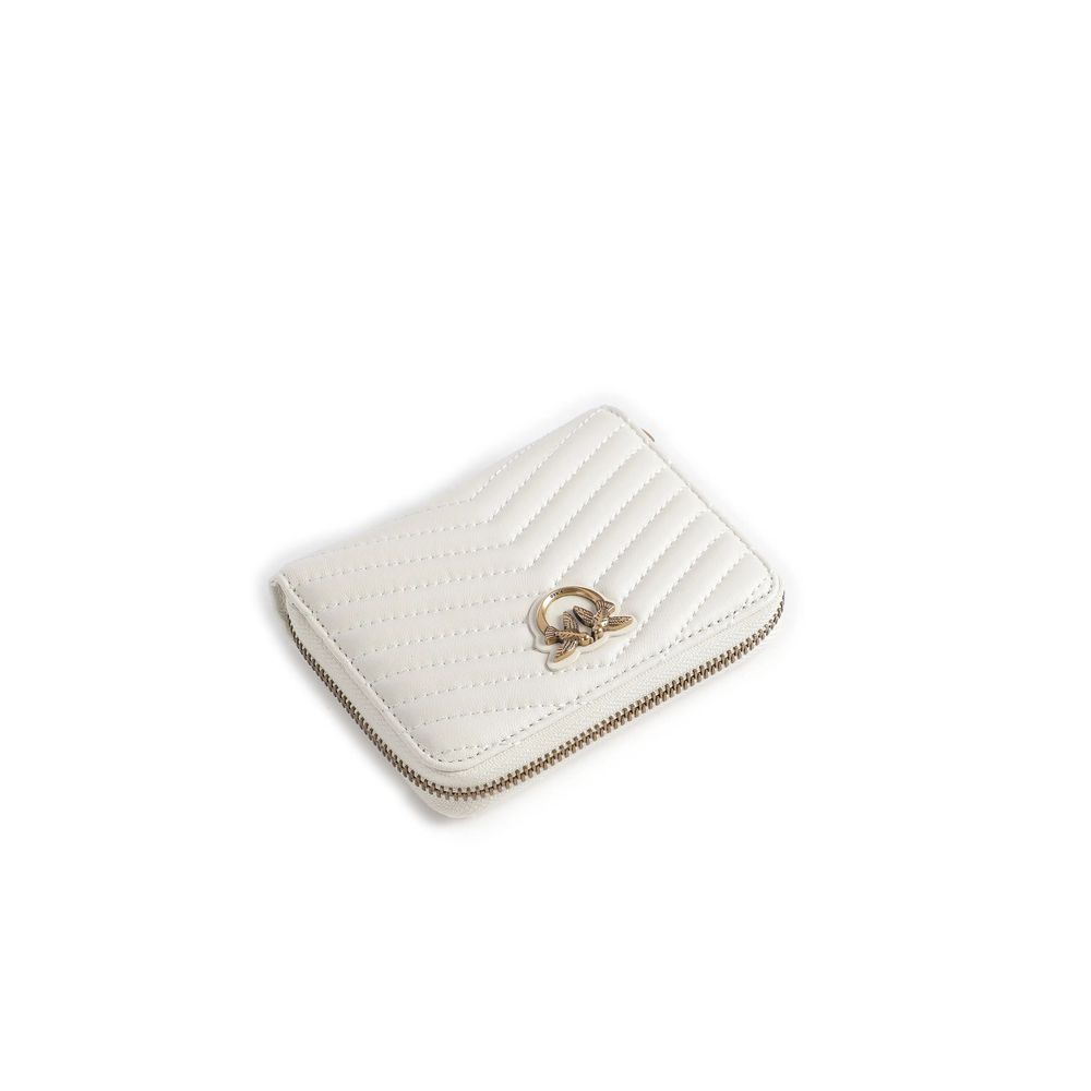 PINKO White Leather Wallet PINKO