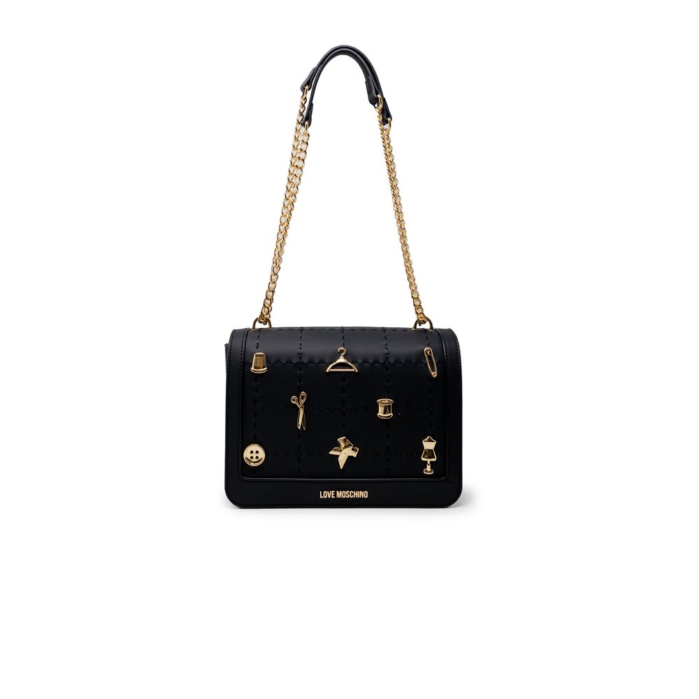 Love Moschino Black Polyethylene Handbag Love Moschino