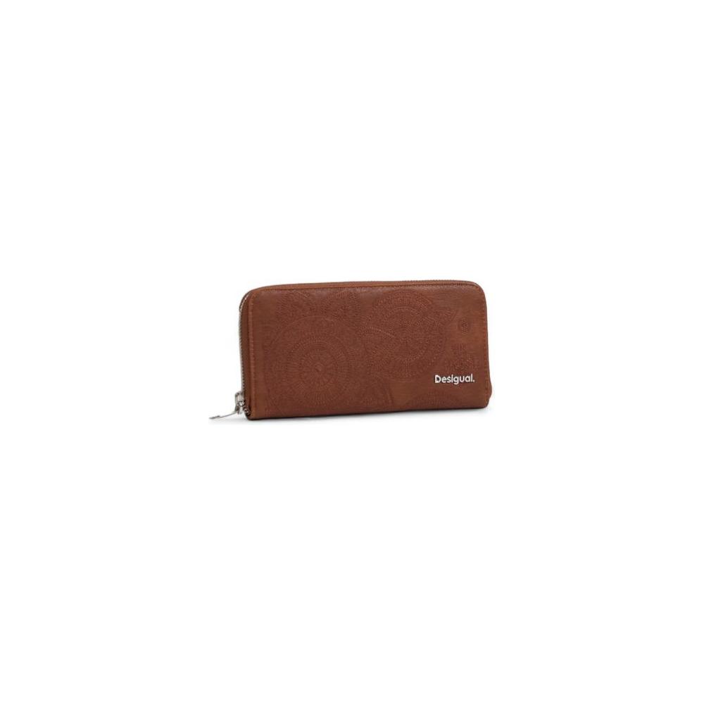 Desigual Brown Polyethylene Wallet Desigual