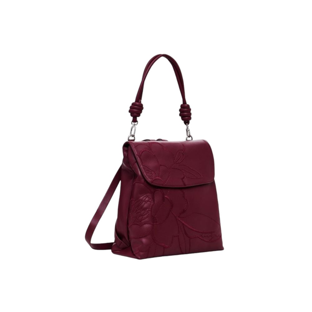 Desigual Bordeaux Polyethylene Backpack Desigual