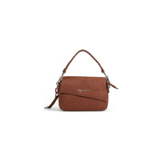 Desigual Brown Polyethylene Handbag Desigual