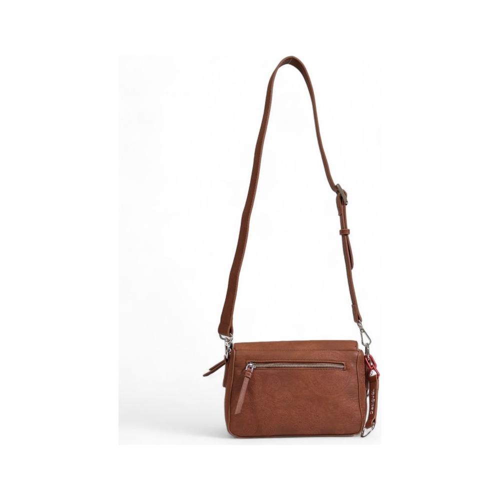 Desigual Brown Polyethylene Handbag Desigual