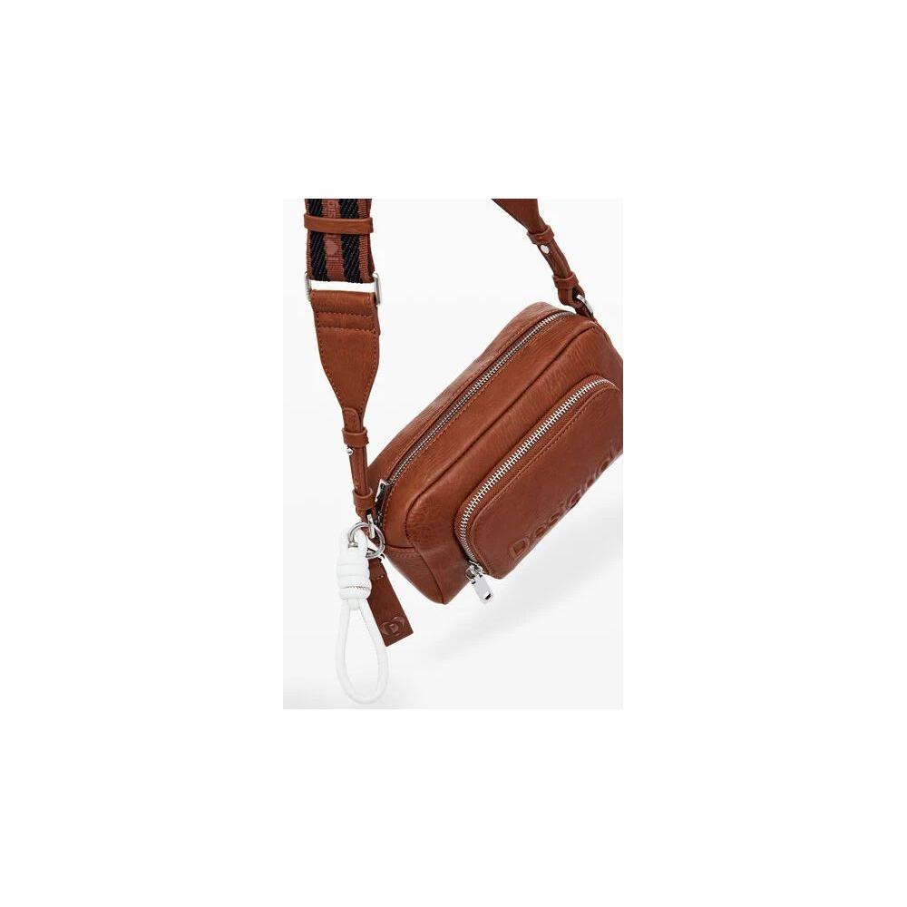 Desigual Brown Polyethylene Handbag Desigual