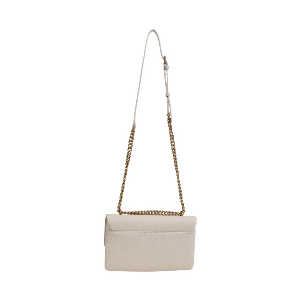 PINKO White Leather Handbag PINKO