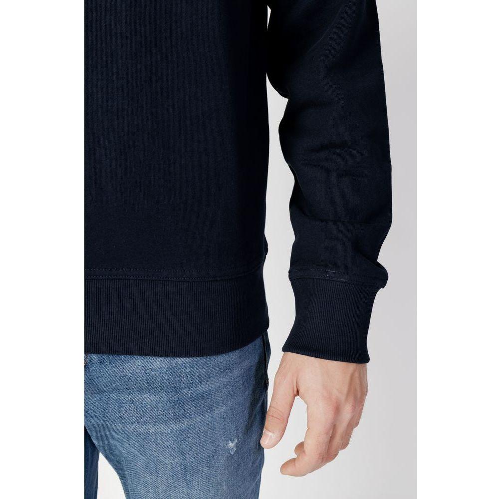 Hugo Boss Blue Cotton Sweater Hugo Boss