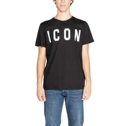 Icon Black And White Cotton T-Shirt Icon