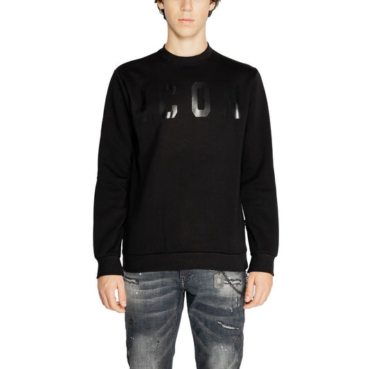 Icon Black Cotton Sweater Icon