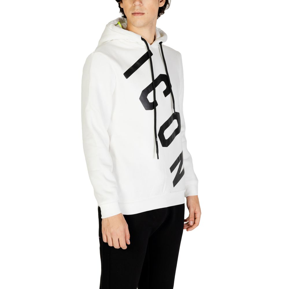 Icon White Cotton Hoodie Icon