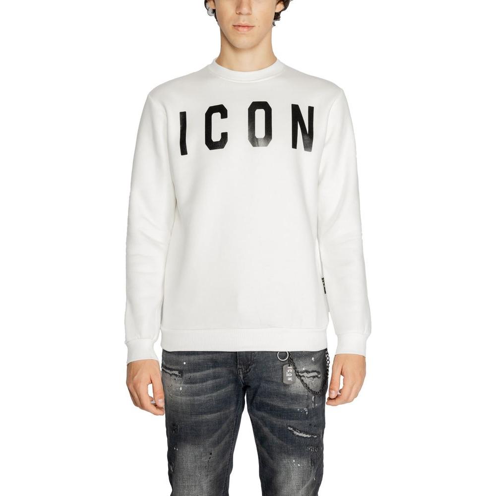 Icon White Cotton Sweater Icon