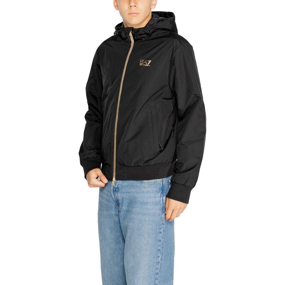 EA7 Emporio Armani Bicolor Polyamide Jacket EA7 Emporio Armani