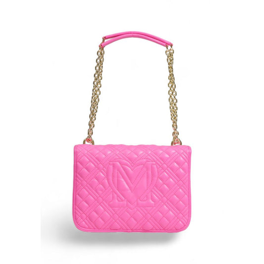 Love Moschino Pink Polyethylene Handbag Love Moschino