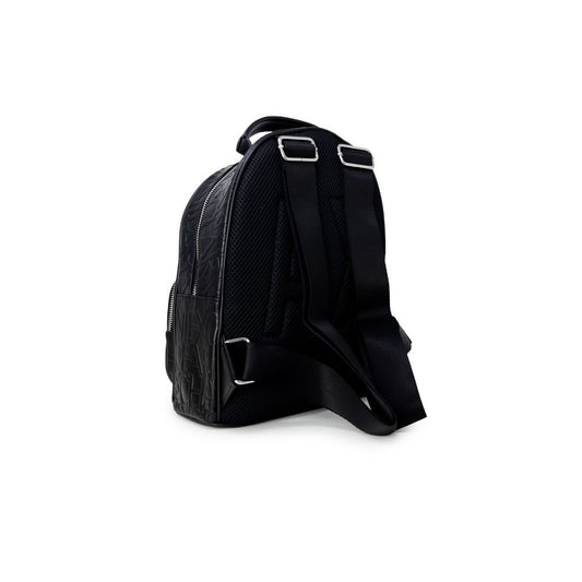 Armani Exchange Black Polyester Backpack Armani Exchange