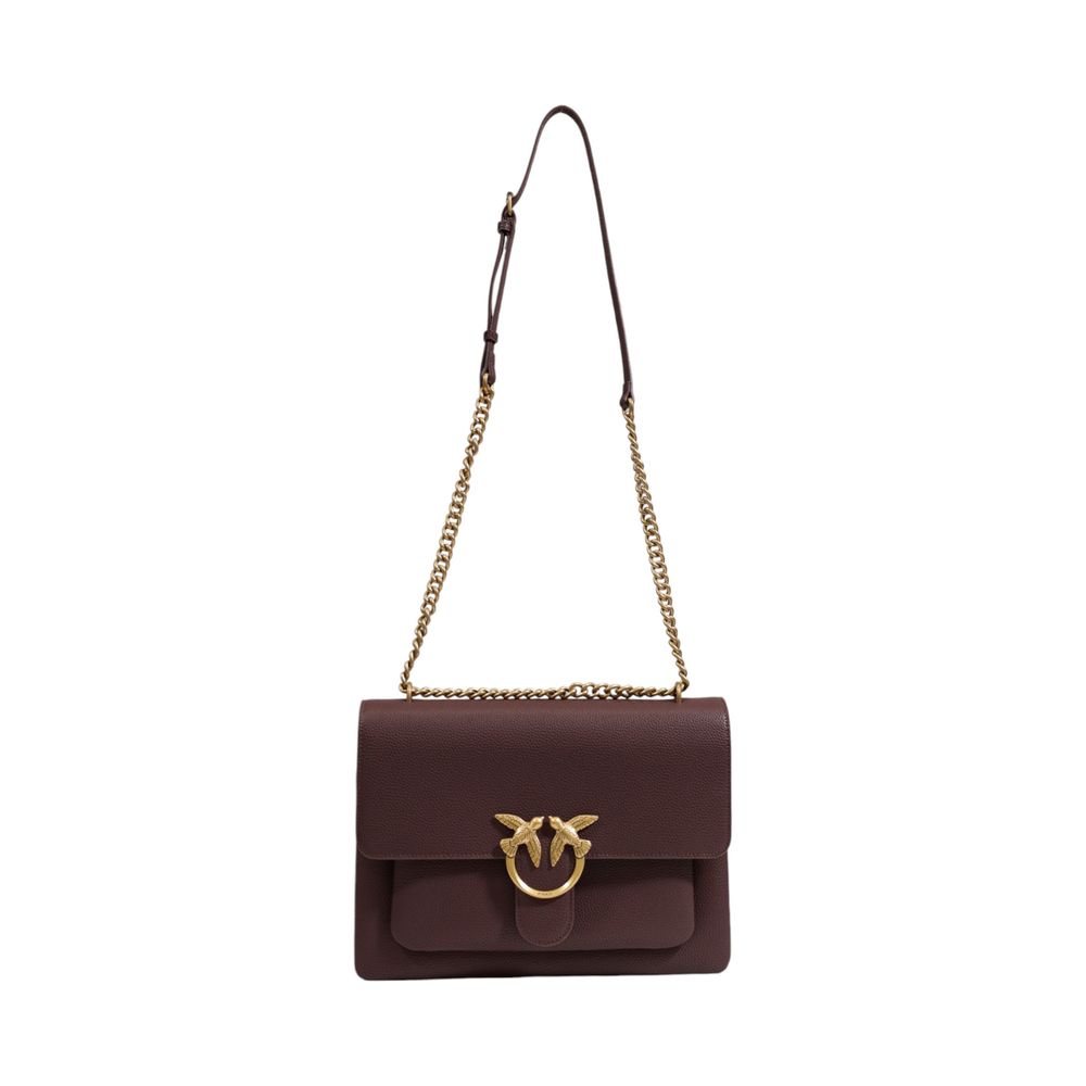 PINKO Brown Leather Handbag PINKO