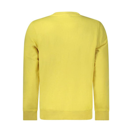 Hugo Boss Yellow Cotton Sweater Hugo Boss