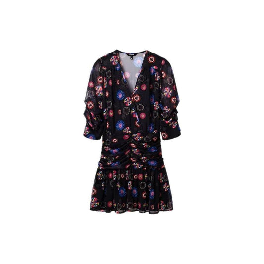 Desigual Black Polyester Dress Desigual