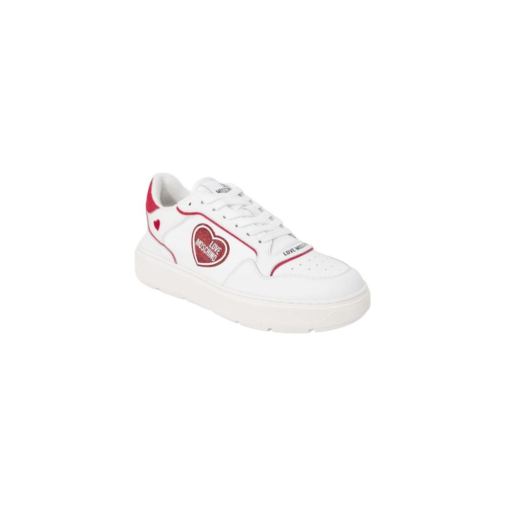 Love Moschino Red Polyethylene Sneaker Love Moschino