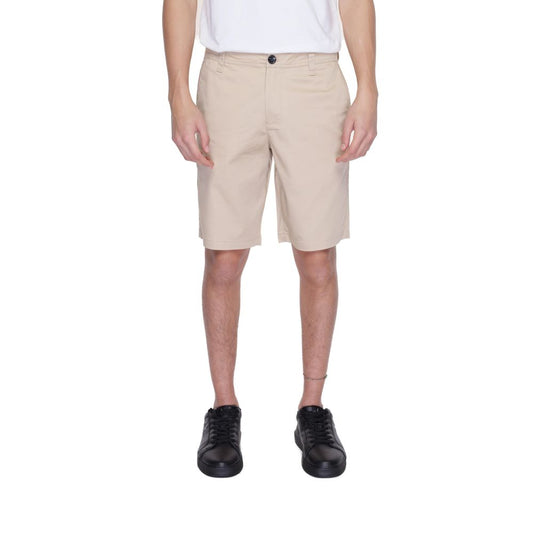 Armani Exchange Beige Cotton Short Armani Exchange