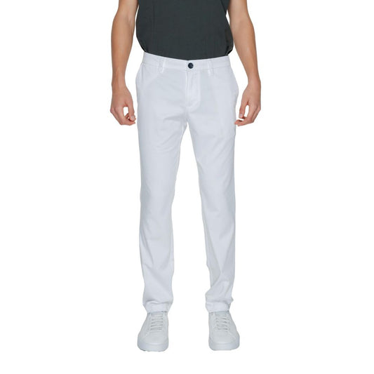 Armani Exchange White Cotton Jeans & Pant Armani Exchange