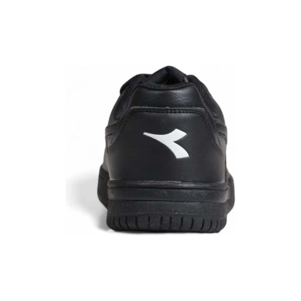 Diadora Black Synthetic Leather Sneaker Diadora