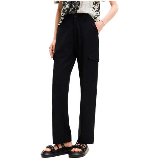 Desigual Black Polyester Jeans & Pant Desigual