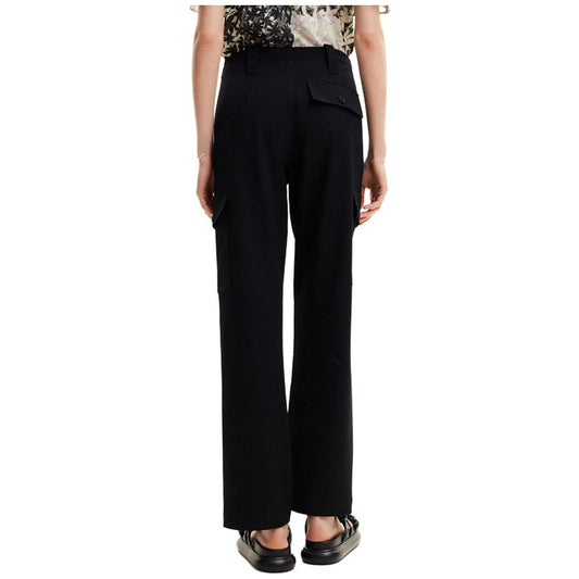 Desigual Black Polyester Jeans & Pant Desigual