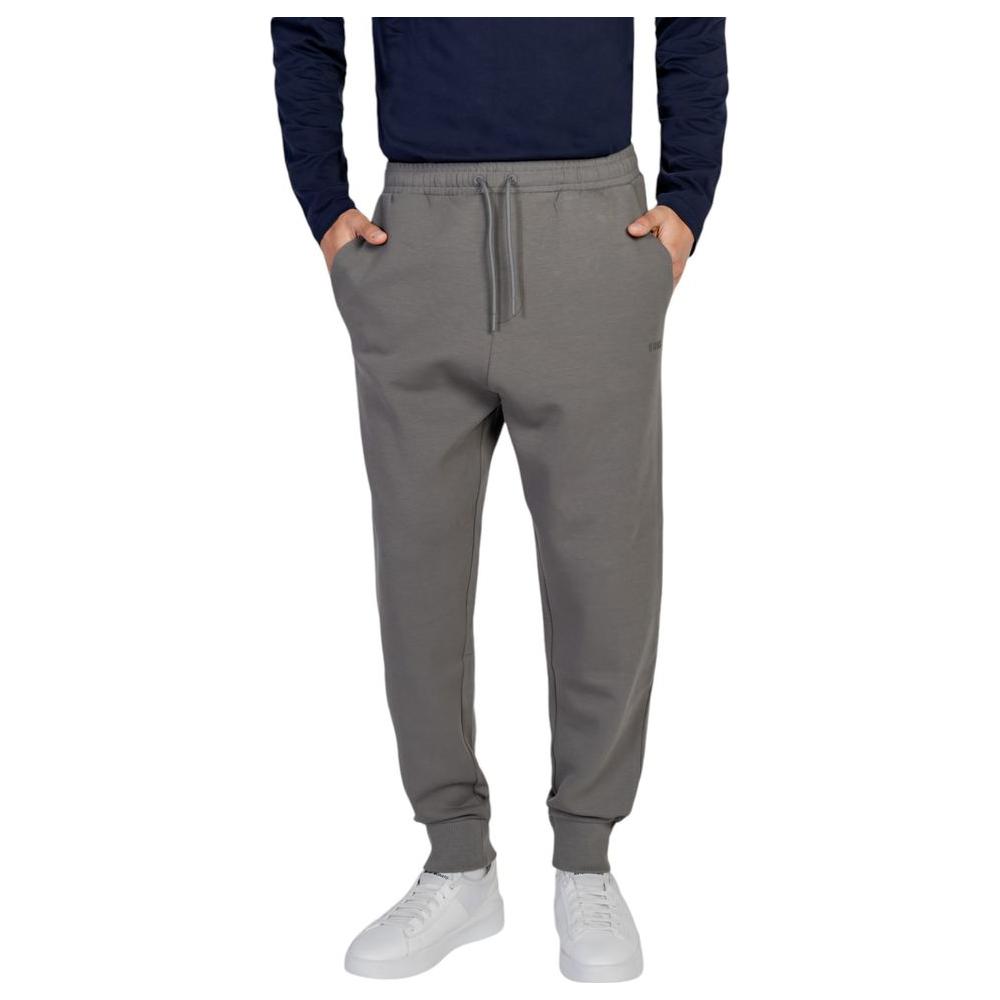 Hugo Boss Gray Cotton Jeans & Pant Hugo Boss