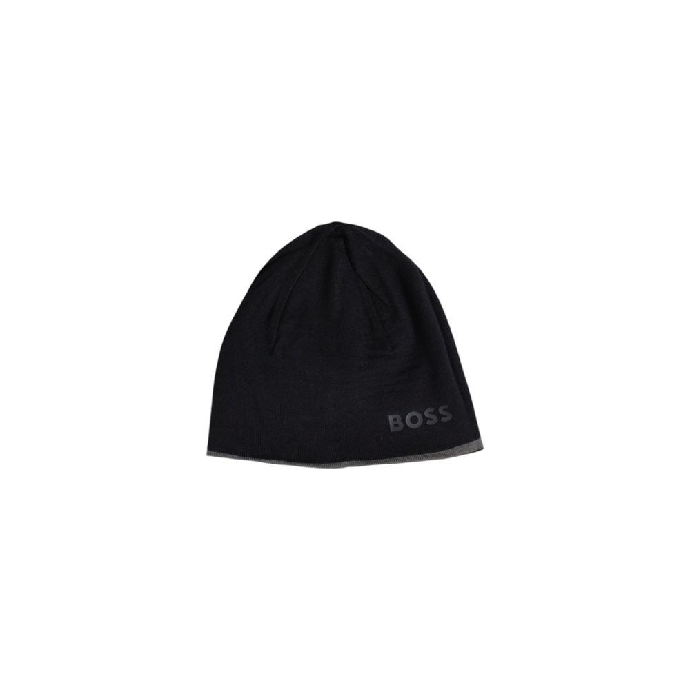 Hugo Boss Black Wool Hats & Cap Hugo Boss