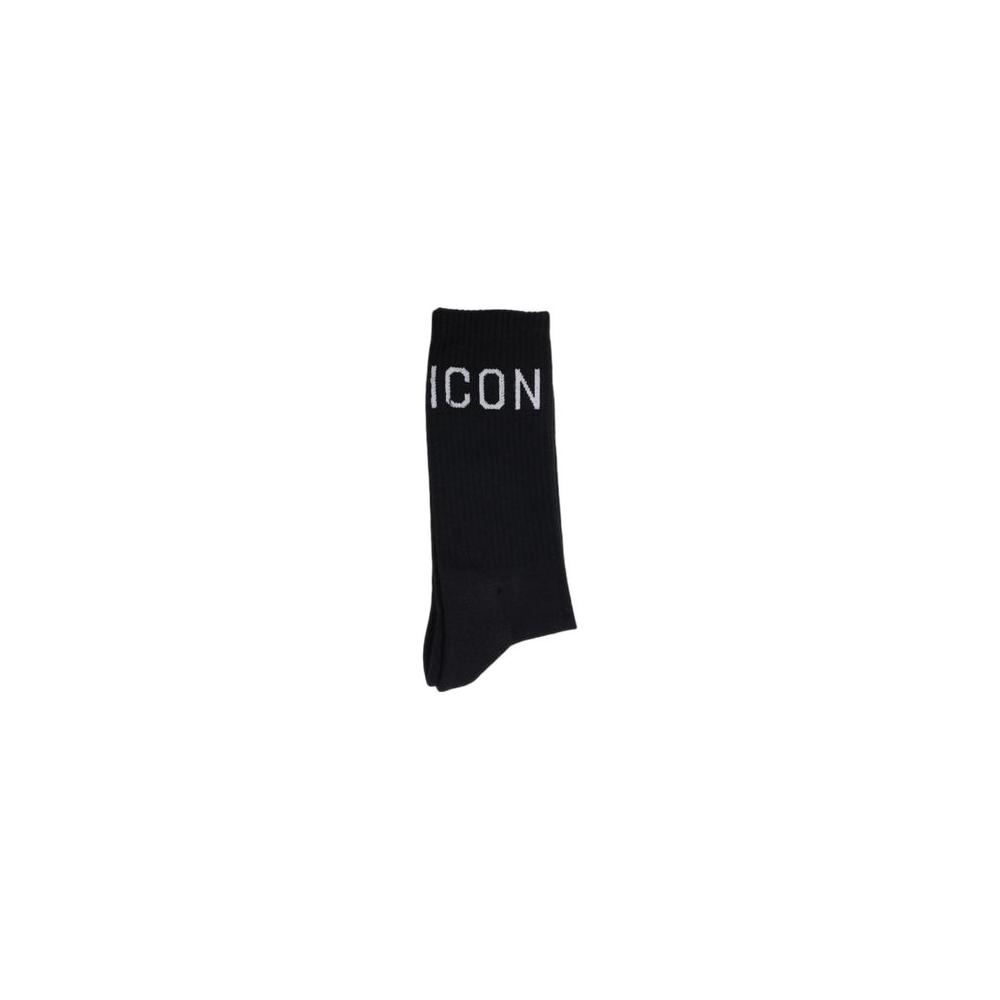 Icon Black Cotton Sock Icon