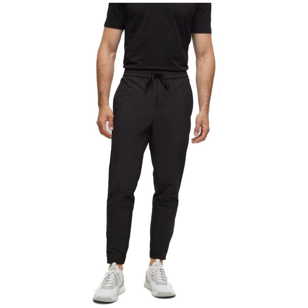 Hugo Boss Black Polyester Jeans & Pant Hugo Boss