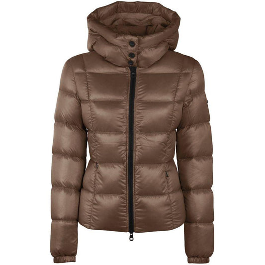 Refrigiwear Brown Nylon Jackets & Coat Refrigiwear