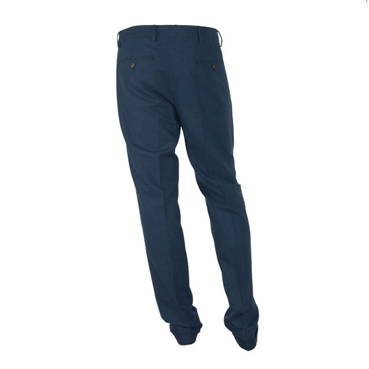 Made in Italy Blue Cotton Jeans & Pant Made in Italy