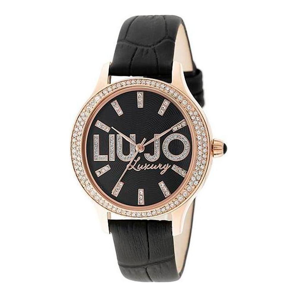 Liu Jo Black Leather Watch Liu Jo