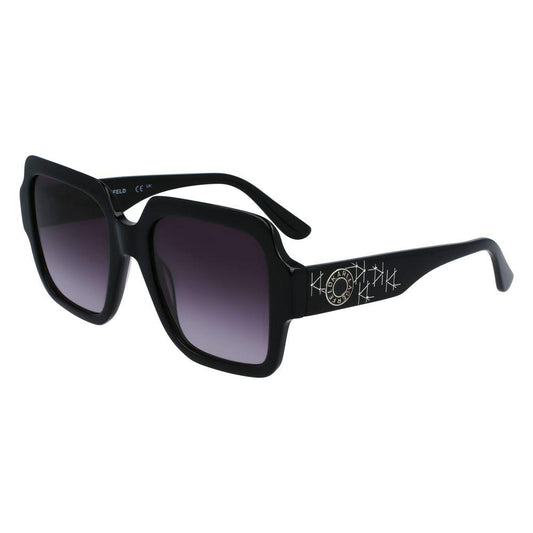 Karl Lagerfeld Black Acetate Sunglasses Karl Lagerfeld