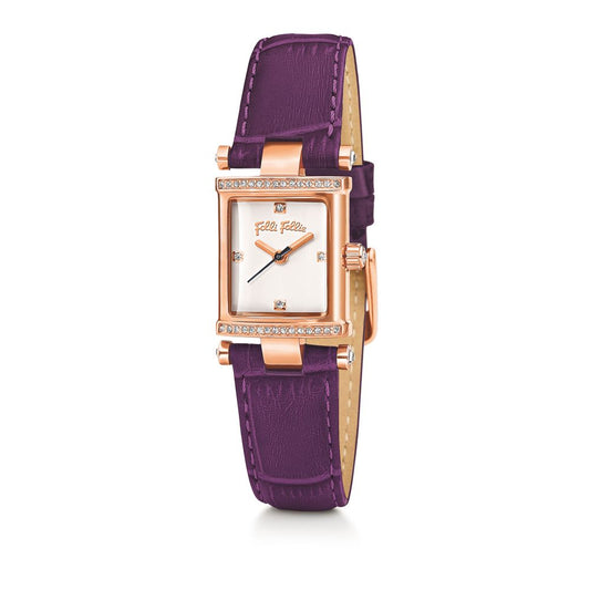 Folli Follie Purple Leather Watch Folli Follie