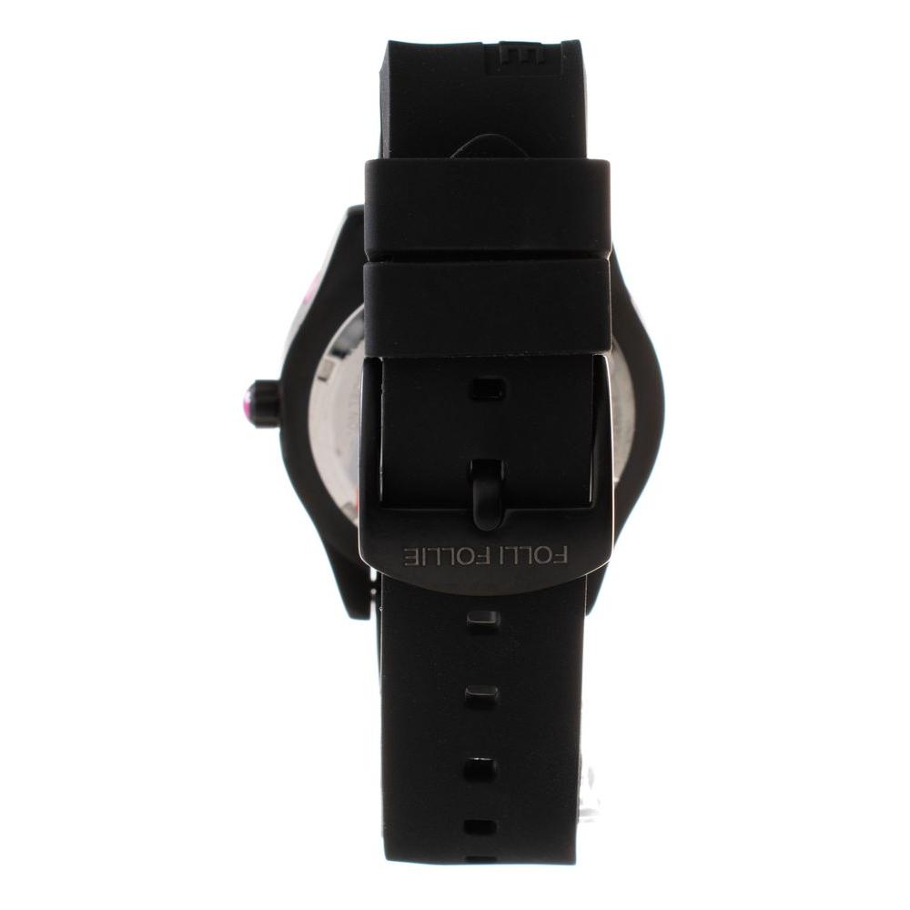 Folli Follie Black Silicone Watch Folli Follie