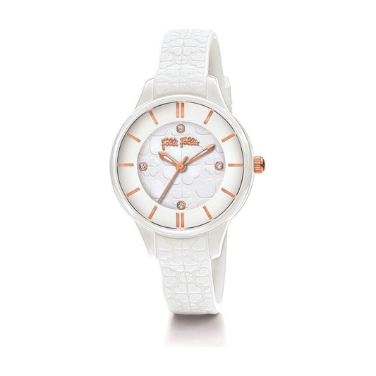 Folli Follie White Plastic Watch Folli Follie