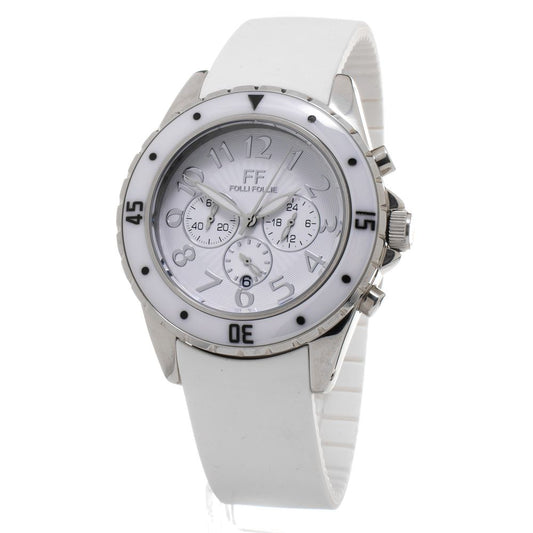Folli Follie White Synthetic Sport Watch