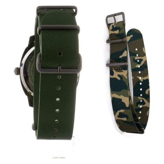 Folli Follie Green Leather Watch Folli Follie