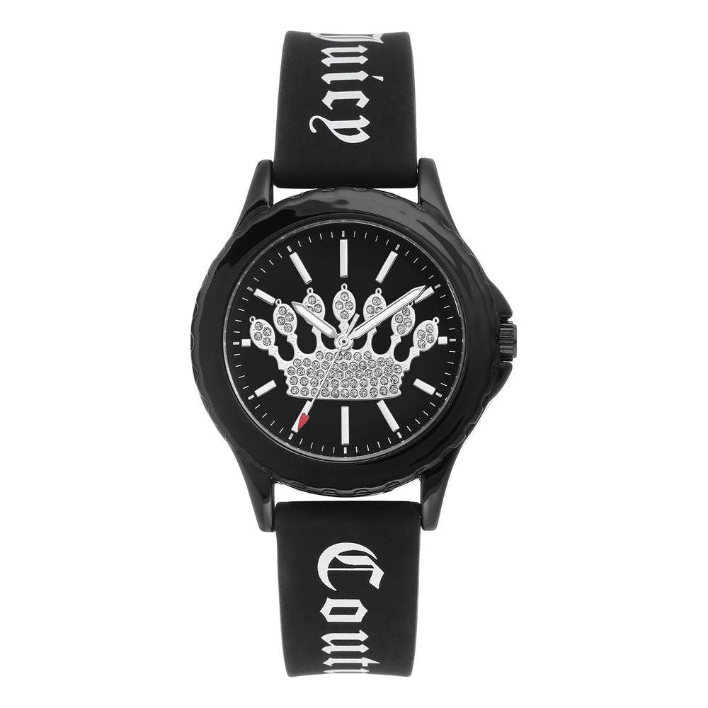 Juicy Couture Black Silicone Watch Juicy Couture