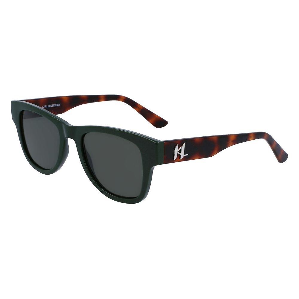 Karl Lagerfeld Green Injected Sunglasses Karl Lagerfeld