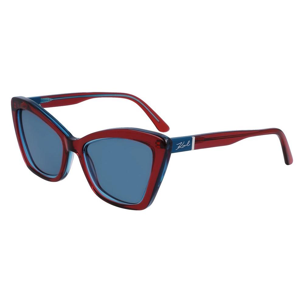 Karl Lagerfeld Red Acetate Sunglasses Karl Lagerfeld Dim Gray