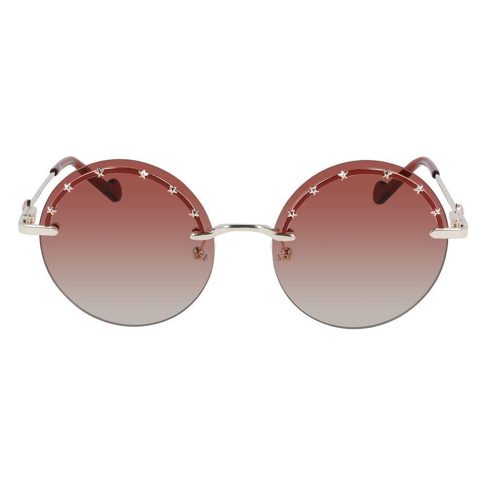 Liu Jo Gold Metal Sunglasses Liu Jo Rosy Brown