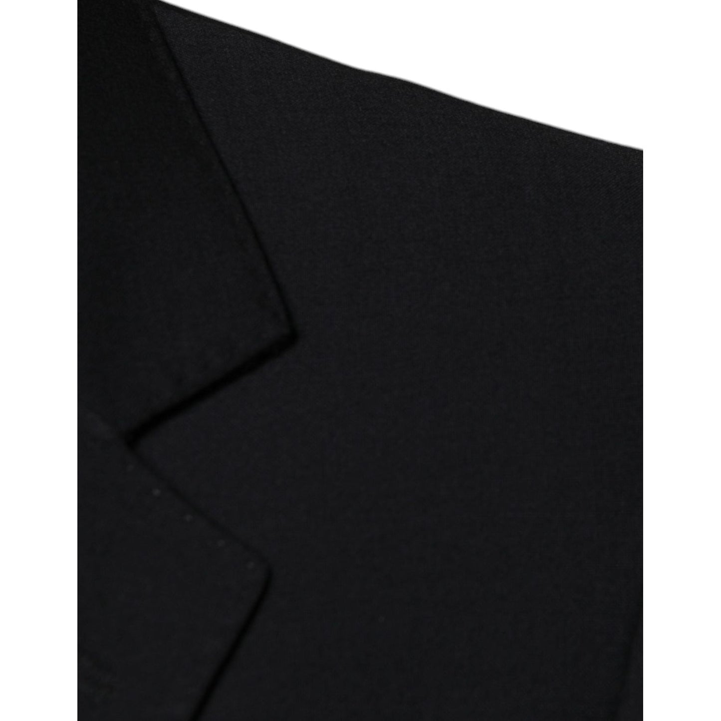 Dolce & Gabbana Black Wool MARTINI Formal 3 Piece Suit Dolce & Gabbana Black