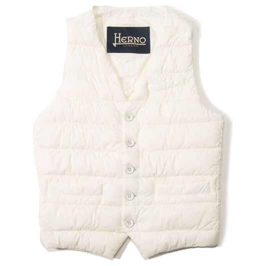 Herno White Polyamide Vest Herno